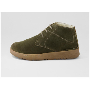 Anna 08 Moos Leather Ankle Boots