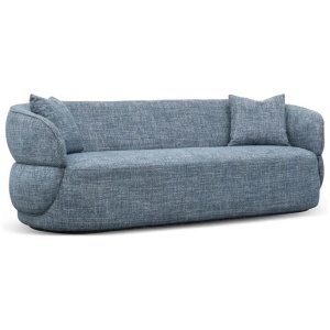 Arima 3 Seater Sofa - Moss Blue by Interior Secrets - AfterPay Available