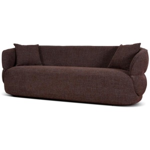 Arima 3 Seater Sofa - Moss Brown by Interior Secrets - AfterPay Available