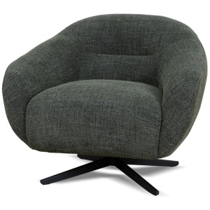 Arlo Swivel Armchair - Moss Green by Interior Secrets - AfterPay Available