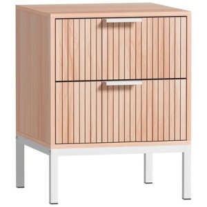 Artiss Bedside Table Drawers Side End Table Storage Cabinet Nightstand Pine LURA