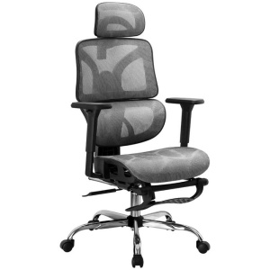 Artiss Ergonomic Office Chair Footrest Grey