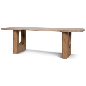 Auralin 2.4m Elm Dining Table - Natural by Interior Secrets - AfterPay Available