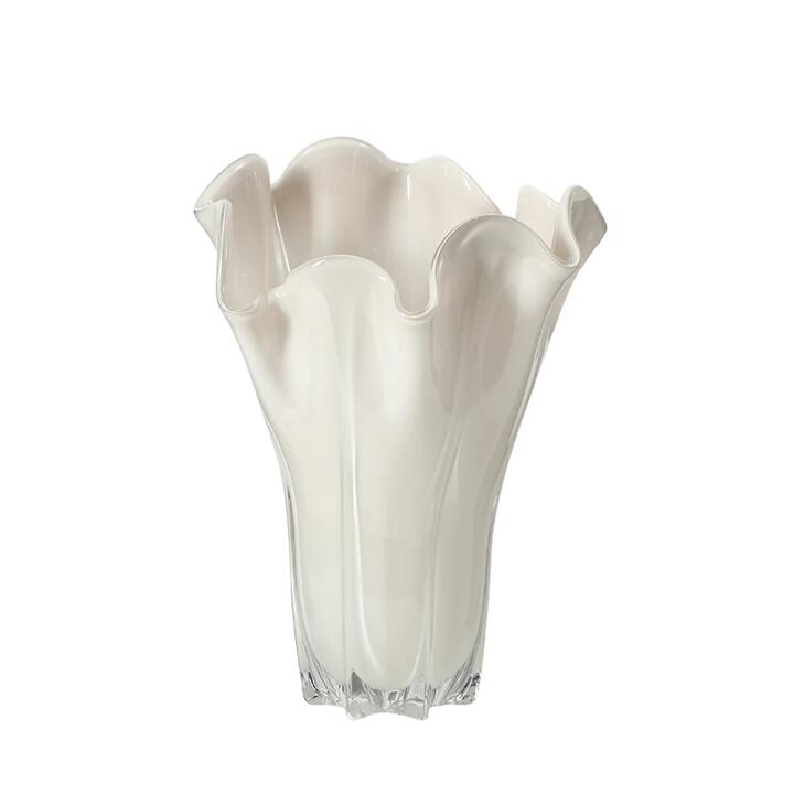 Aurex Handmade Glass Lotus Leaf Vase by Interior Secrets - AfterPay Available