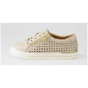 Ayleen W Almond Leather Sneakers
