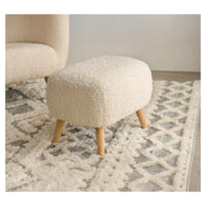 Baabaa Rectangular Ottoman Neutral