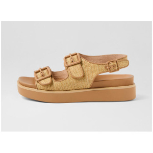 Babylon Natural Woven Leather Sandals