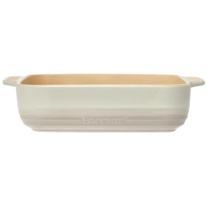 Baccarat Le Connoisseur Stoneware Square Baking Dish 24cm Cream
