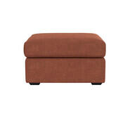 Balmain Rectangular Ottoman Brown