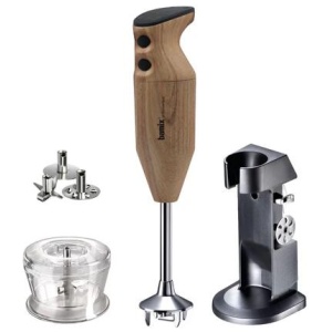 Bamix Deluxe Immersion Blender 200W Walnut
