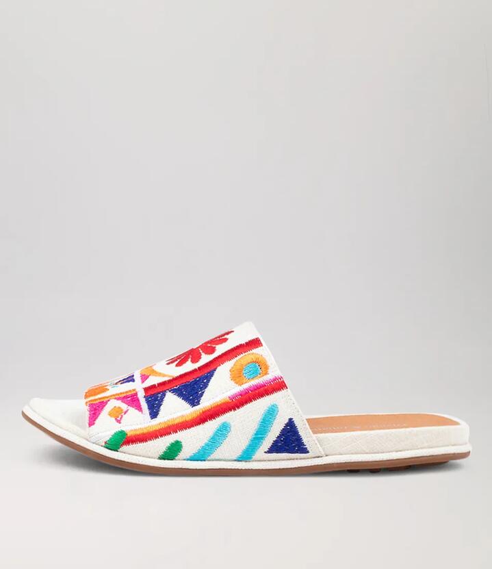 Baran Bright Multi Fabric Slides