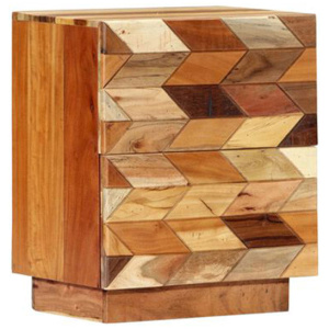 Bedside Cabinet 40X30X50 Cm Solid Reclaimed Wood