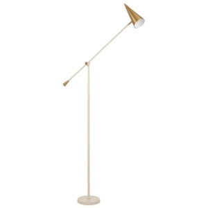 Beige Jibara Modern Floor Pivot Lamps Metal Large Lighting Lights Telbix Australia