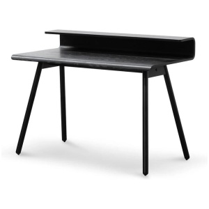 Belinda Wooden Home Office Desk - Full Black by Interior Secrets - AfterPay Available