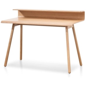 Belinda Wooden Home Office Desk - Natural by Interior Secrets - AfterPay Available