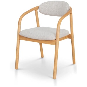 Bellbrook Natural Dining Chair - Coastal Beige by Interior Secrets - AfterPay Available