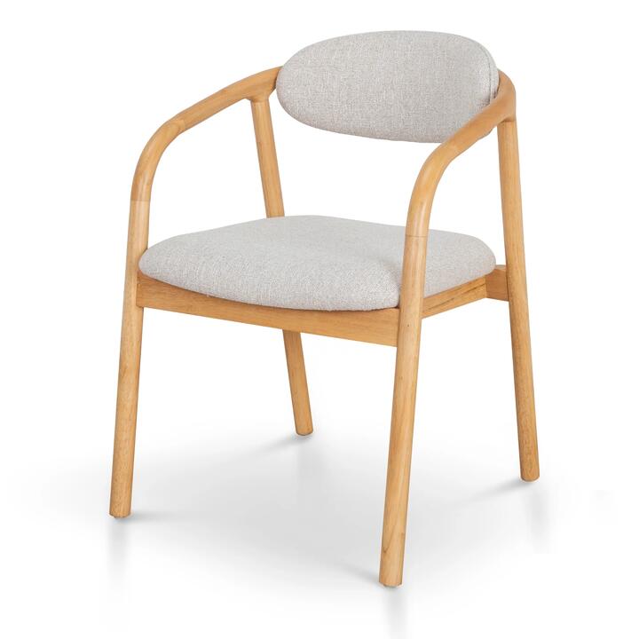 Bellbrook Natural Dining Chair - Coastal Beige by Interior Secrets - AfterPay Available