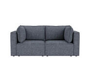 Belmore 2 Seater Modular Sofa Emilie Midnight