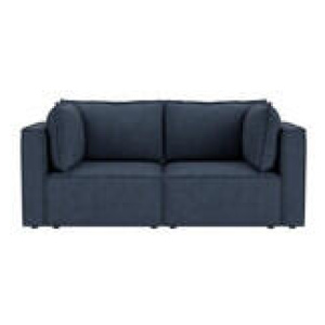 Belmore 2 Seater Modular Sofa Jasper Midnight