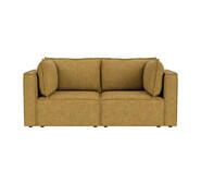 Belmore 2 Seater Modular Sofa Yellow