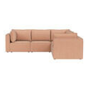 Belmore 5 Seater Modular Corner Sofa Jasper Rosewood