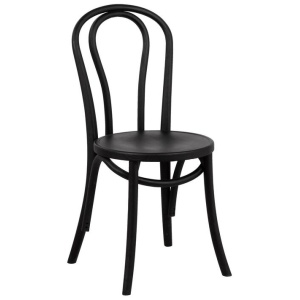 Bentwood Replica Thin Edge Black Elm Cafe Dining Chair