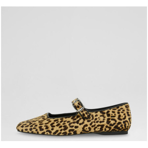 Binky Iv Leopard Pony Flat Shoes