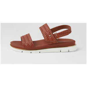 Bizzkit Dark Tan Weave Sandals