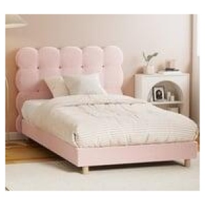 Bluford King Single Bed Frame Pink