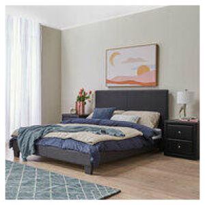 Bondi Queen Bed Frame Black