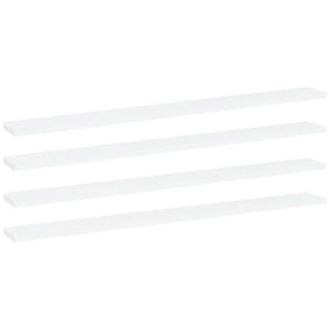 Bookshelf Boards 4 Pcs Chipboard 100X10 Cm