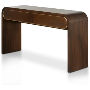 Boran 1.5m Console Table - Walnut by Interior Secrets - AfterPay Available