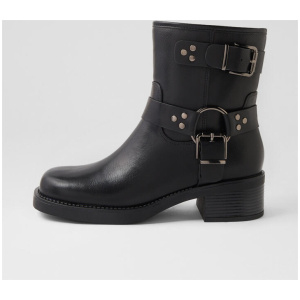 Bossol Black Ankle Boots