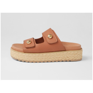 Bowers Brandy Natural Leather Sandals