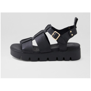Bramleys Black Leather Sandals