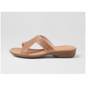 Braxtan Rose Gold Jewels Sandals