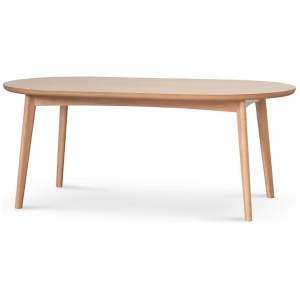 Brendon 1.85m Dining Table - Natural Oak by Interior Secrets - AfterPay Available