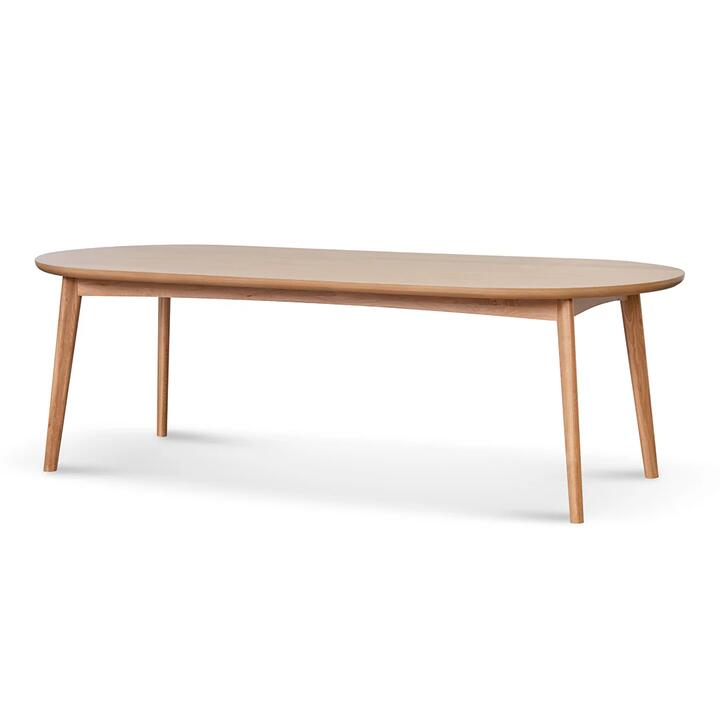 Brendon 2.4m Dining Table - Natural Oak by Interior Secrets - AfterPay Available