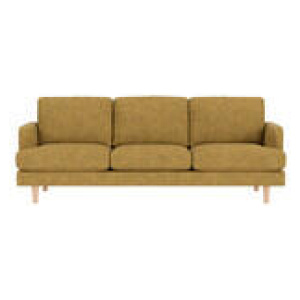Brighton 3 Seater Sofa Yellow