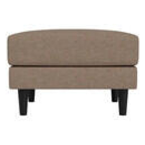 Brighton Square Ottoman Brown