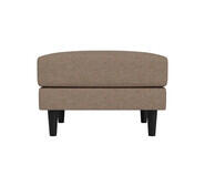 Brighton Square Ottoman Brown