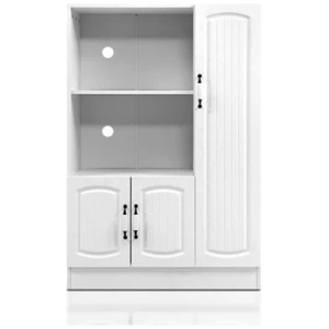 Buffet Sideboard Cabinet Storage Cupboard Doors White Kitchen Hallway