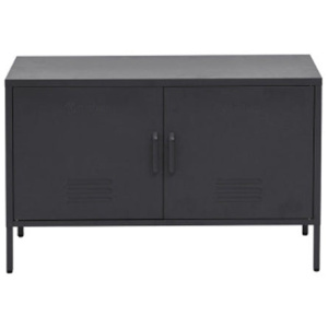 Buffet Sideboard Locker Metal Storage Cabinet Base Black
