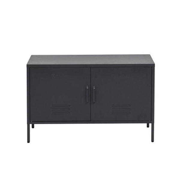 Buffet Sideboard Locker Metal Storage Cabinet Base Black