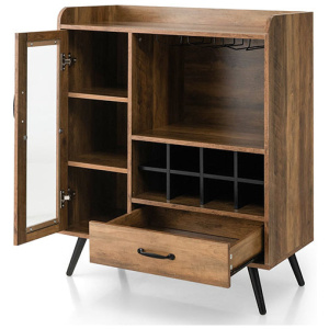 Buffet Sideboard With Removable Wine Rack For Kitchen Dining Room