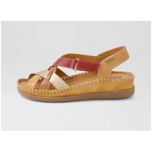 Cadaques 41 Almond Leather Sandals