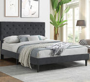 Caet Queen Bed Frame Grey