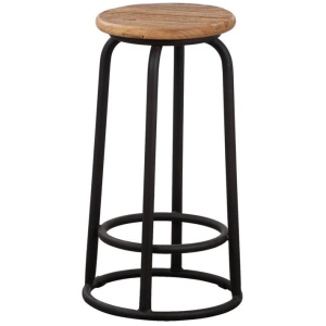 Cagney Recycled Elm Natural Counter Stool