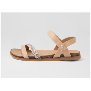 Calara Sand Leopard Sandals