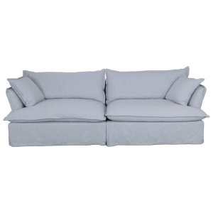 Carla 4 Seater Sofa, Light Grey